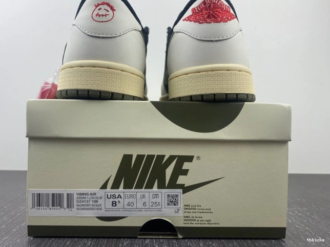 Rep TBK Travis Jordan OG Scott WMNS Olive 1 x DZ4137-106 Air Low 0812